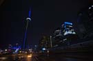 CN Tower, in blue