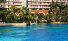 Travel partner Dave Beardsley and the Intercontinental pool