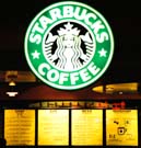 Starbucks is everywhere - try to read the menu