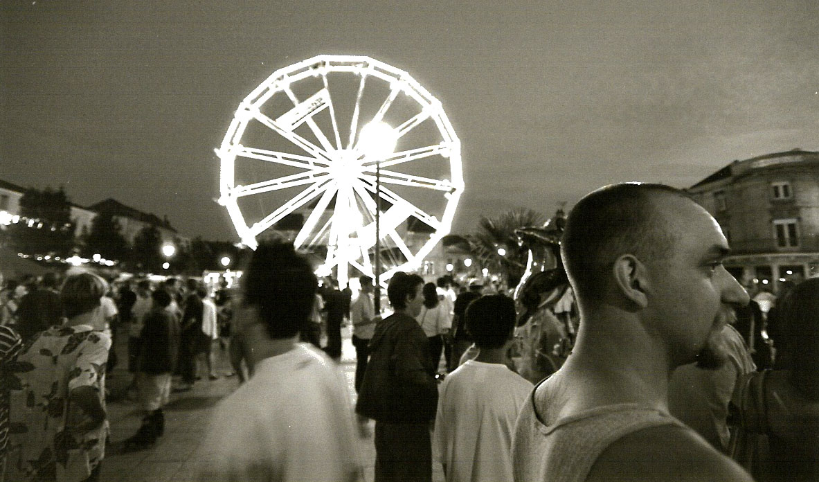 The Ferris wheel and Mathew from Toronto