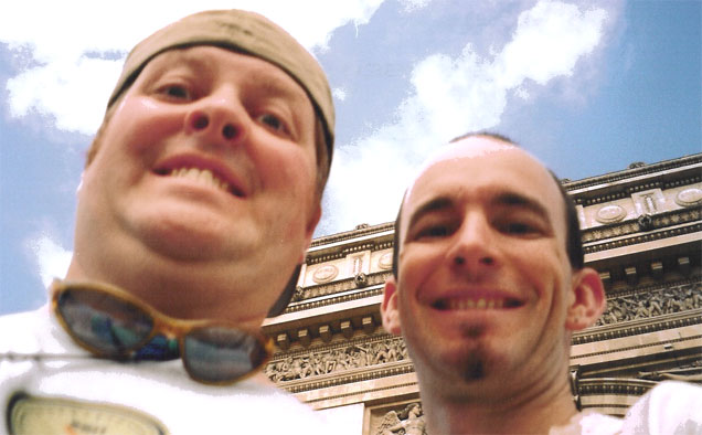 Scott and Peter really close up!