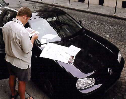 Paris parking ticket