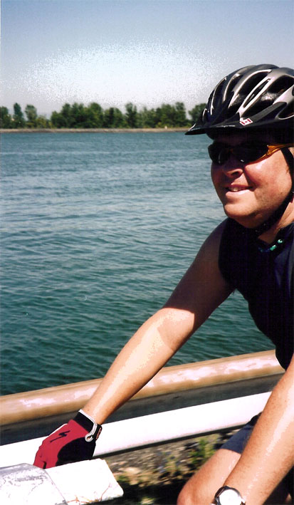 Scott at the Rhine River