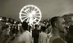 The Ferris wheel and Mathew from Toronto