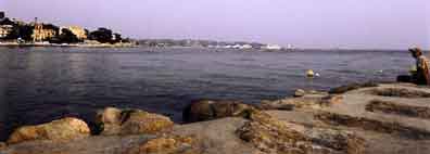 Antibes sunset watcher