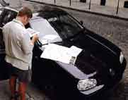 Paris parking ticket