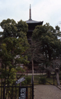 5 storey pagoda, also looming