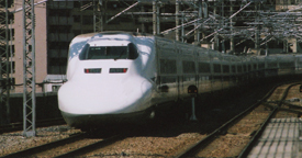 The bullet train itself - what curves!
