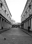 Empty street in Bath, England