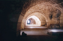 Tunnels in Krak de Chevalier, near Aleppo, Syria