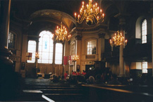 Choral practice at St. Martins in the Fields, London, England