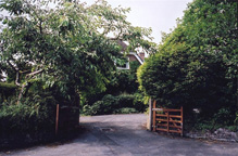 The entrance to Smoke Acre, Great Bedwyn, England