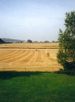 Haystacks out the back, Great Bedwyn, England