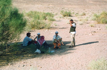 Would you like a spot of tea, sir? Wadi Rum, Jordan