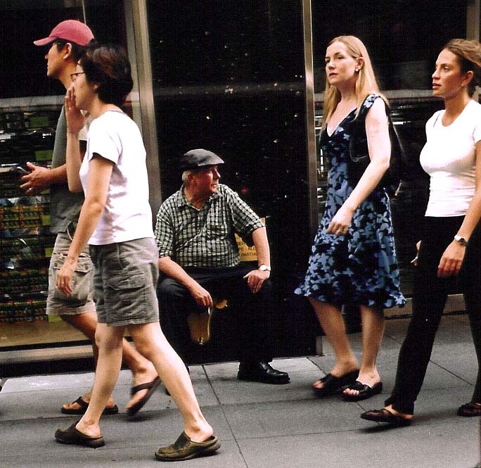 watching the world go past