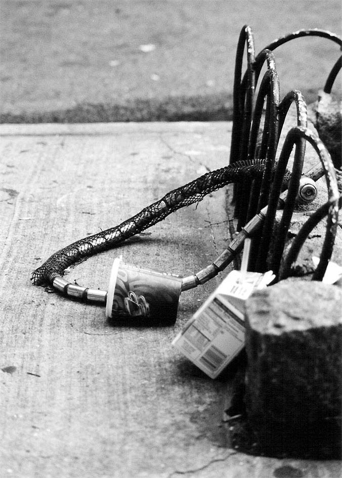Bike lock series: left behind