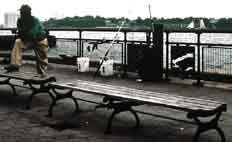 dock fishing can be pretty relaxing...