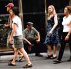 watching the world go past