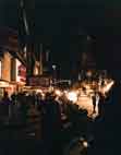 Thomas profiling Times Square at night