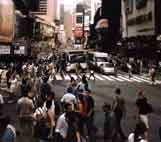 Times Square dark before dark