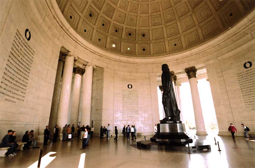 The Jefferson rotunda, sans music - photo credit: Sam Newbury