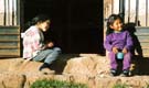 Hanging out on the stoop