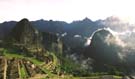 Machu Picchu in the mist