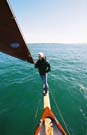 Alanna gracing the bowsprit